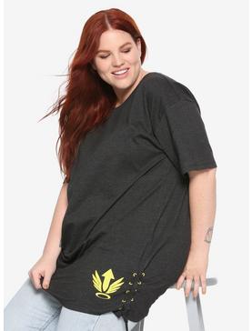 Overwatch Mercy Side Lace-Up T-Shirt Plus Size, , hi-res