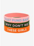 Why Don't We These Girls Rubber Bracelet Set, , hi-res