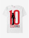 Marvel 10 Anniversary Black Widow T-Shirt, WHITE, hi-res