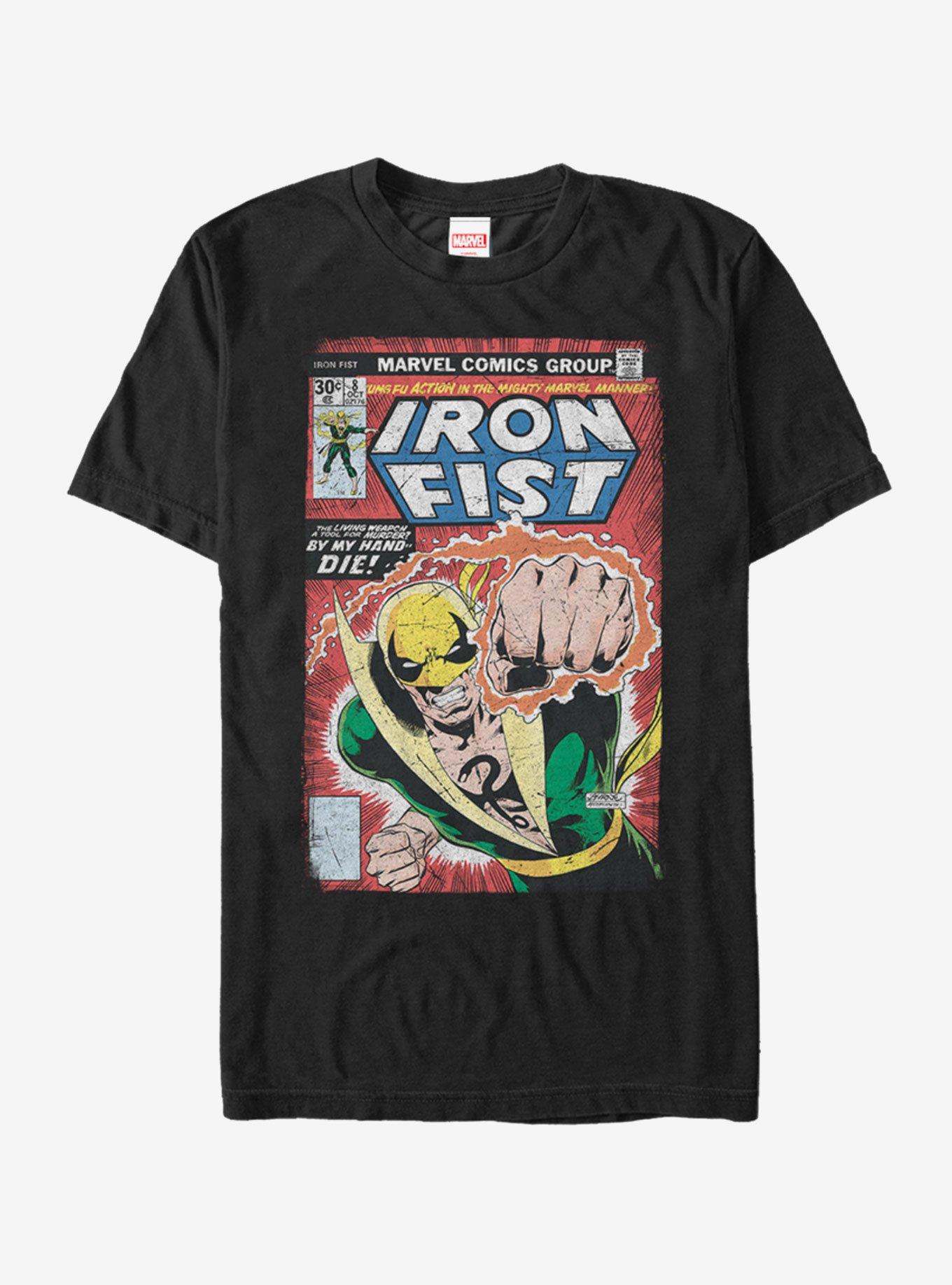 Marvel Iron Fist Comic Book Print T-Shirt, , hi-res