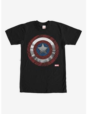 Marvel Ornate Captain America Shield T-Shirt, , hi-res