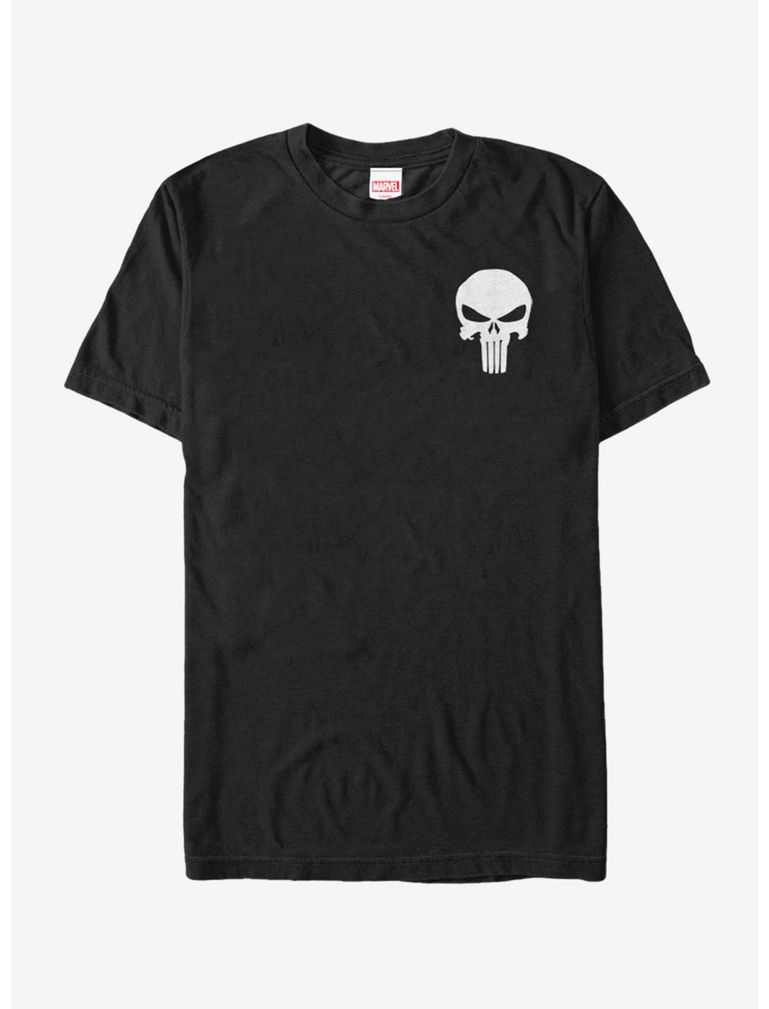 Marvel Punisher Classic Skull Symbol T-Shirt, BLACK, hi-res