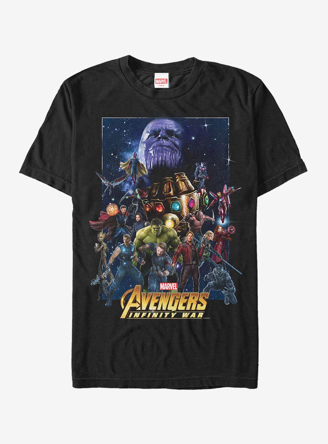 Marvel Avengers: Infinity War Character Collage T-Shirt, , hi-res