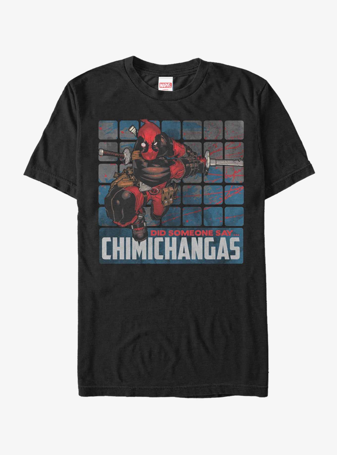 Marvel Deadpool Someone Say Chimichangas T-Shirt, , hi-res