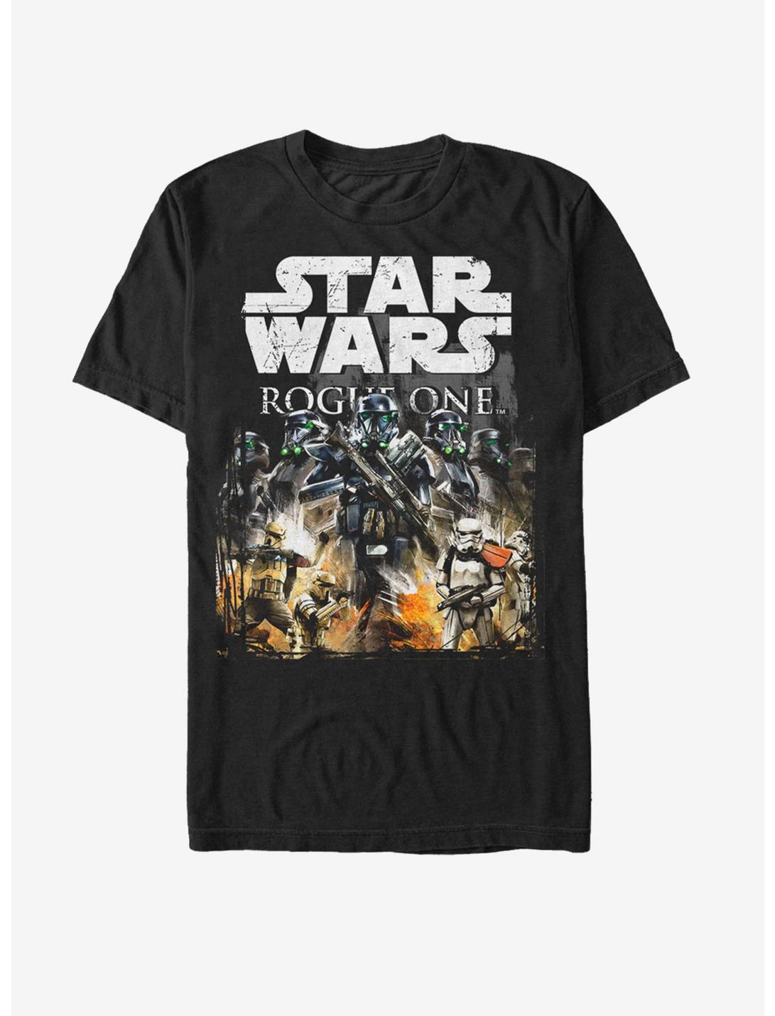 Star Wars Death Trooper Scene T-Shirt, BLACK, hi-res
