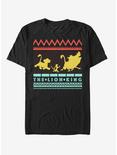 Disney The Lion King Geometric Logo T-Shirt, BLACK, hi-res