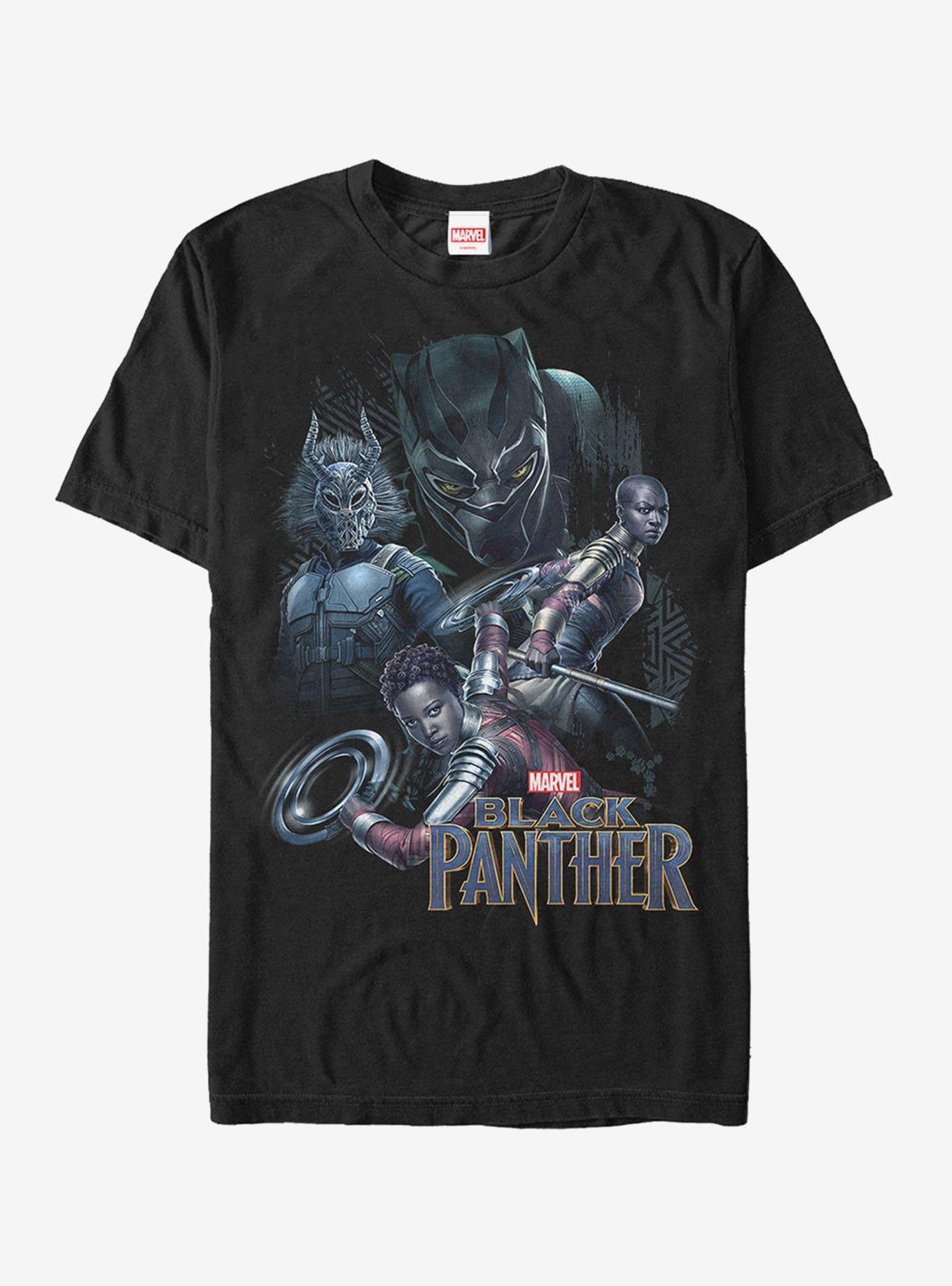 Marvel Black Panther 2018 Character View T-Shirt, , hi-res