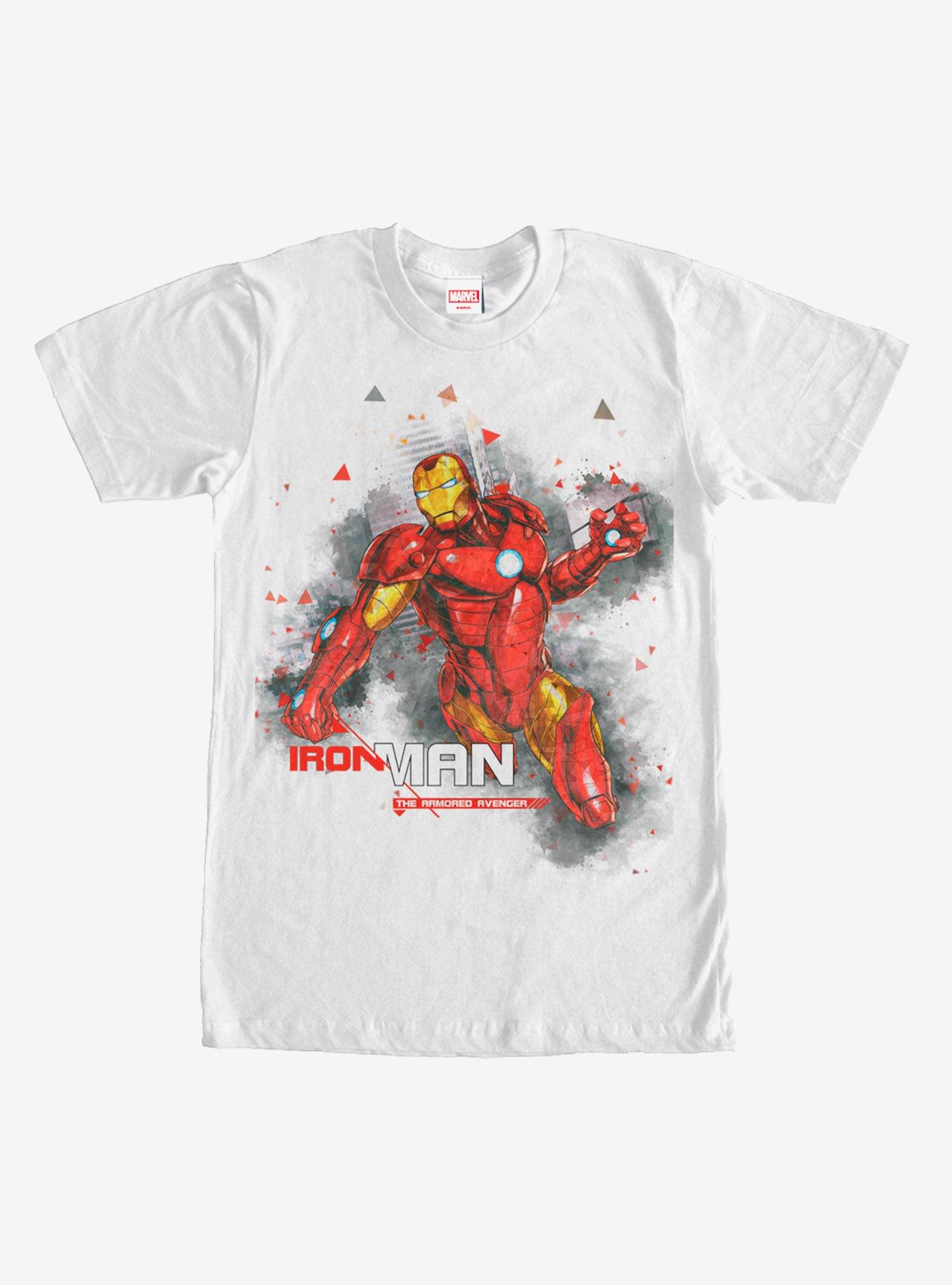 Marvel Iron Man Armored Avenger T-Shirt - WHITE | BoxLunch