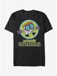 Plus Size Cartoon Network Dexter's Lab Logo T-Shirt, BLACK, hi-res