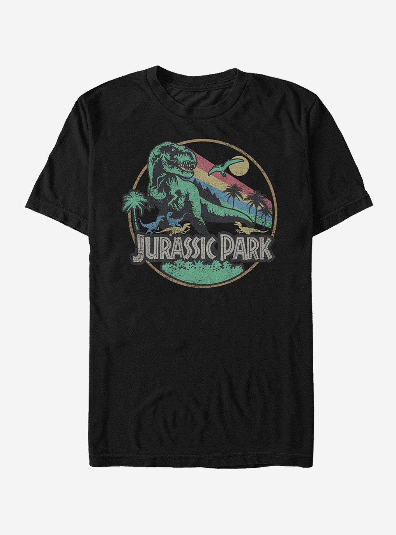 Jurassic Park Rainbow Emblem T-Shirt, , hi-res