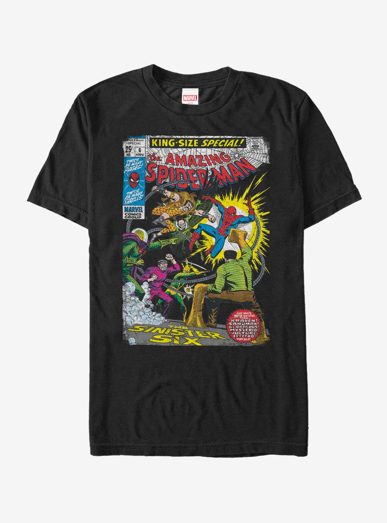 Marvel Spider-Man Sinister Six Comic T-Shirt, , hi-res