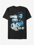 Star Wars Lando and L3-37 Name T-Shirt, BLACK, hi-res