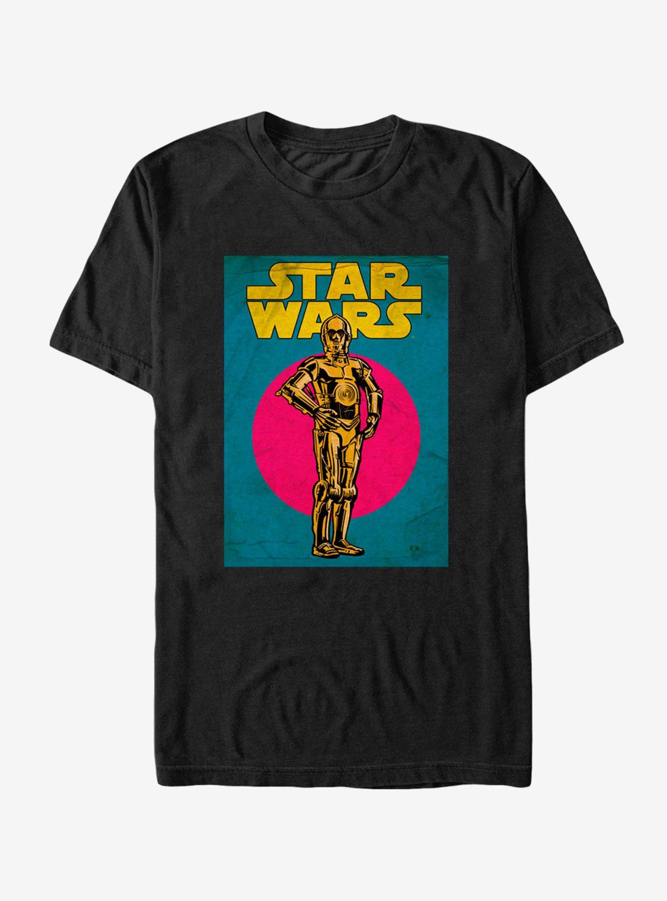 Star Wars C-3PO Trading Card T-Shirt - BLACK | BoxLunch