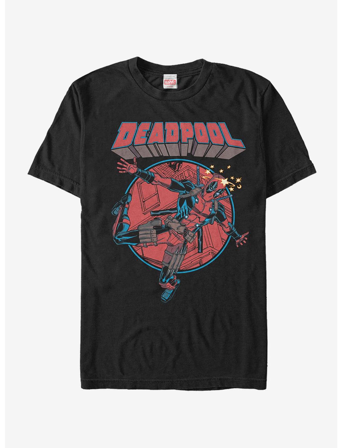 Plus Size Marvel Deadpool Concussion T-Shirt, BLACK, hi-res