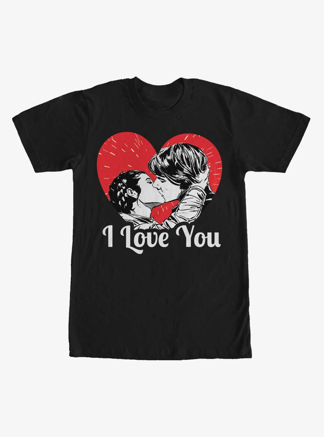 Star Wars Han and Leia I Love You Heart T-Shirt, , hi-res