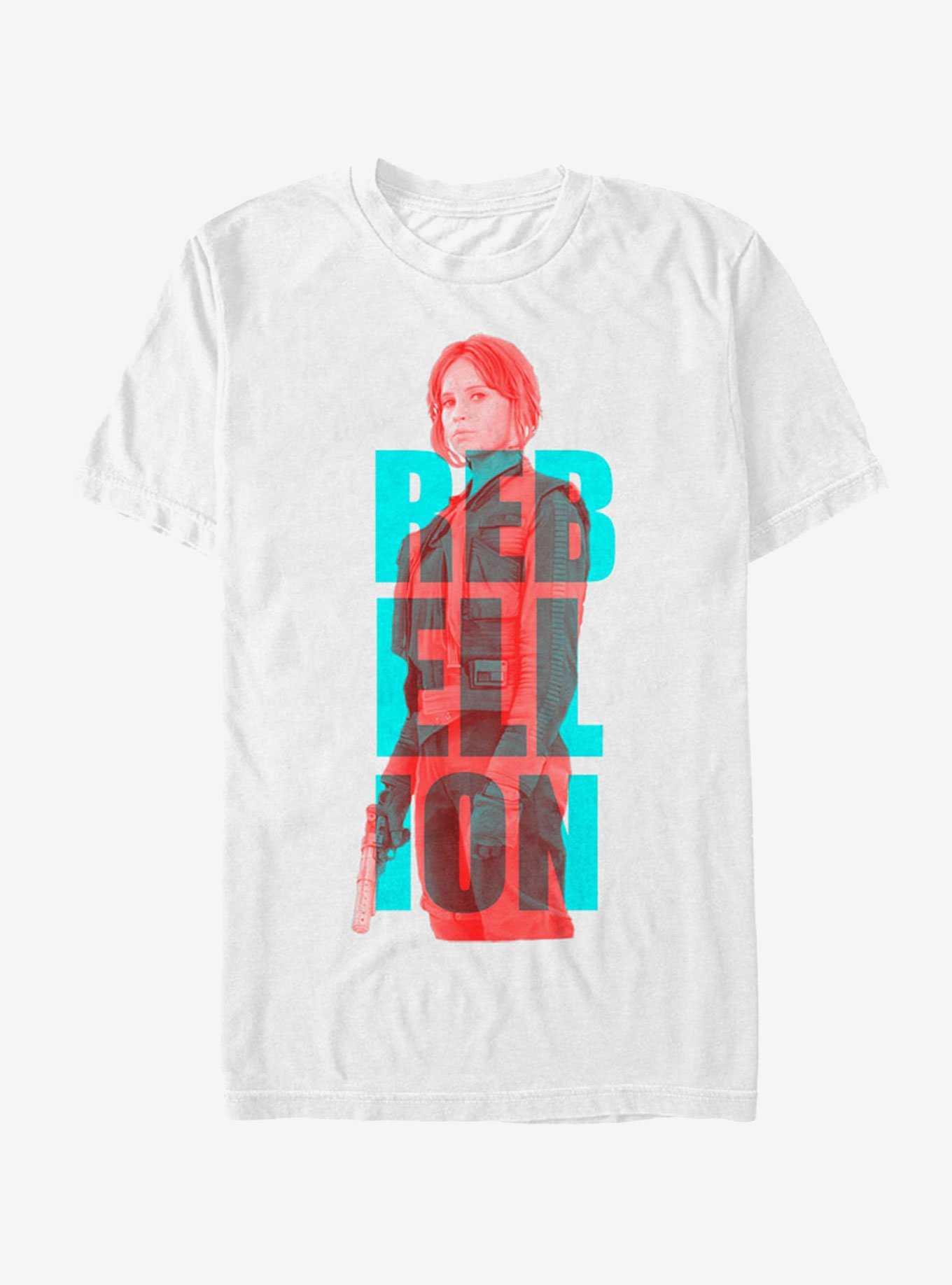 Star Wars Jyn Rebellion Font T-Shirt, , hi-res