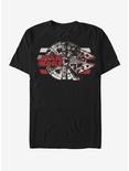 Star Wars Millennium Falcon Profile T-Shirt, BLACK, hi-res