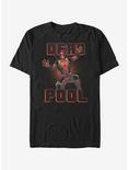 Marvel Deadpool Stripes T-Shirt, BLACK, hi-res