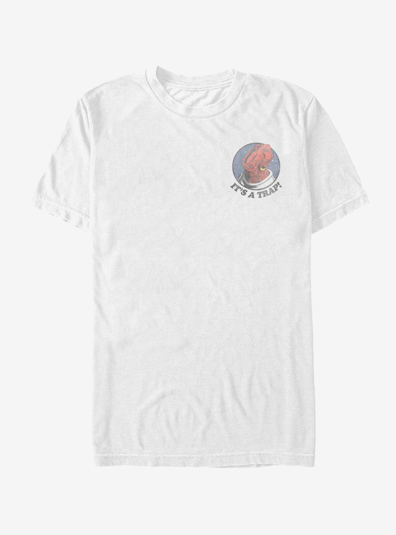 Star Wars Mini Ackbar It's a Trap T-Shirt, WHITE, hi-res