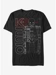 Star Wars K-2SO Galactic Empire T-Shirt, BLACK, hi-res