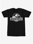 Plus Size Jurassic World Simple T. Rex Logo T-Shirt, BLACK, hi-res