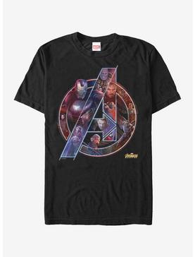 Plus Size Marvel Avengers: Infinity War Logo T-Shirt, , hi-res
