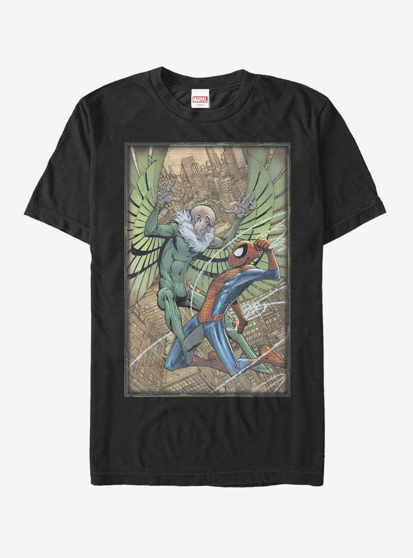 Marvel Spider-Man Vulture Fight T-Shirt, , hi-res