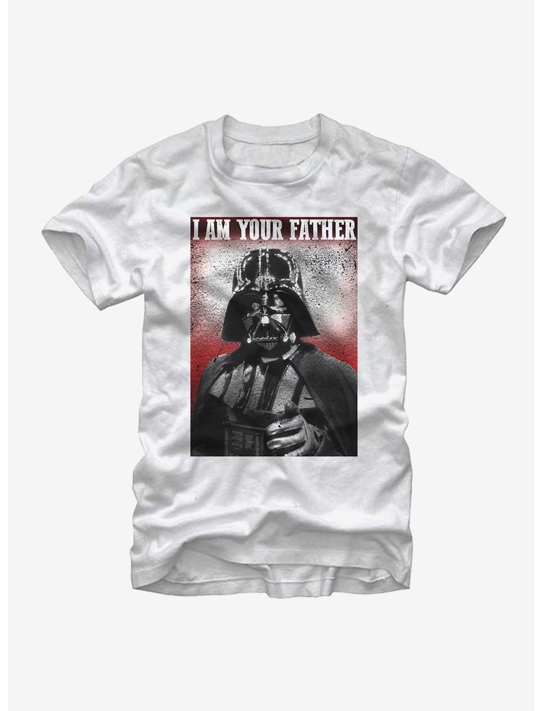 Star Wars Stern Vader I am Your Father T-Shirt, WHITE, hi-res
