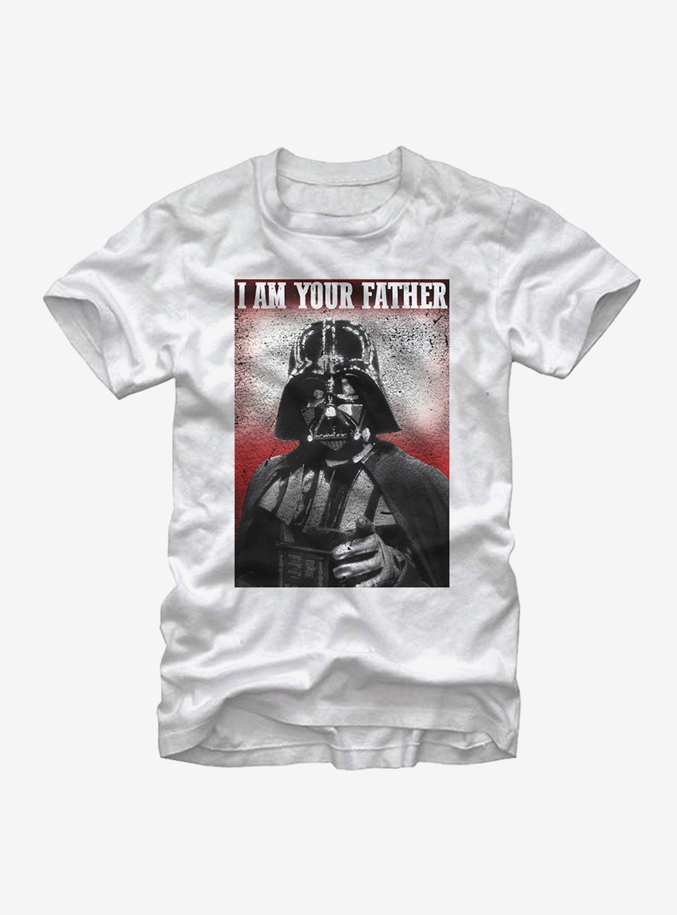 Star Wars Stern Vader I am Your Father T-Shirt, WHITE, hi-res