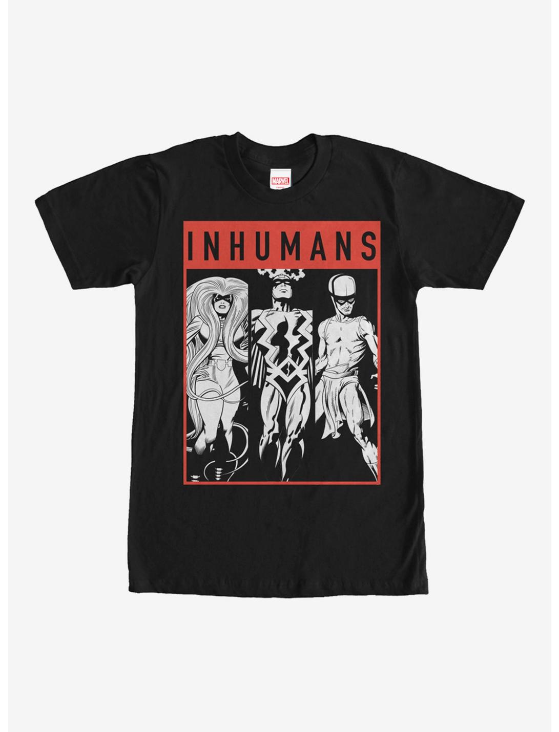 Marvel Inhumans Grayscale T-Shirt, BLACK, hi-res