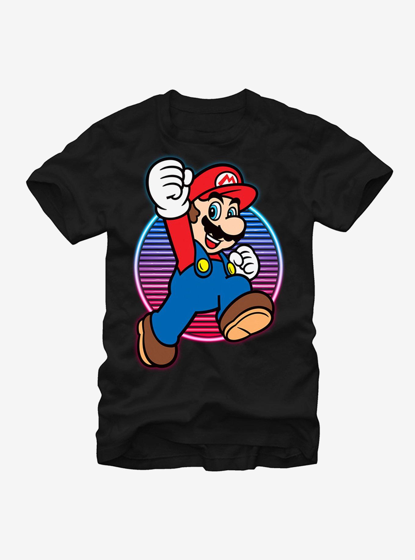 Nintendo Neon Hero T-Shirt, BLACK, hi-res