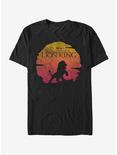 Disney The Lion King Sunset Pose T-Shirt, BLACK, hi-res
