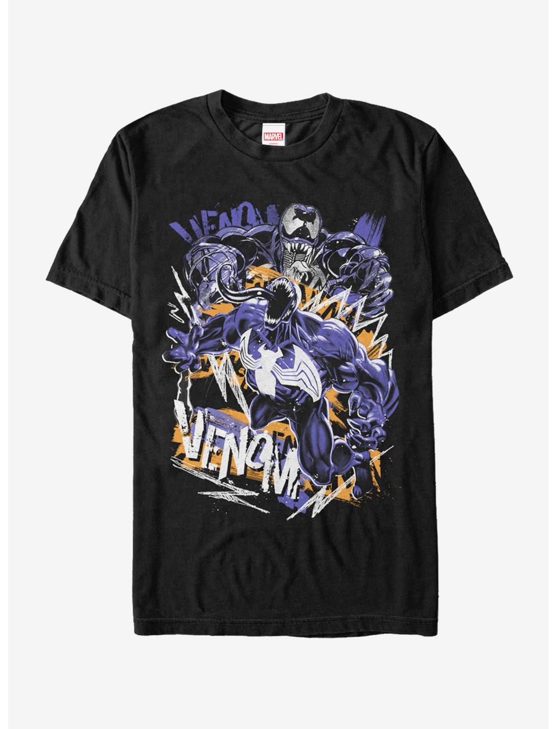 Marvel Venom Graffiti T-Shirt, BLACK, hi-res
