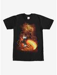 Marvel Ghost Rider Fire Fury T-Shirt, BLACK, hi-res