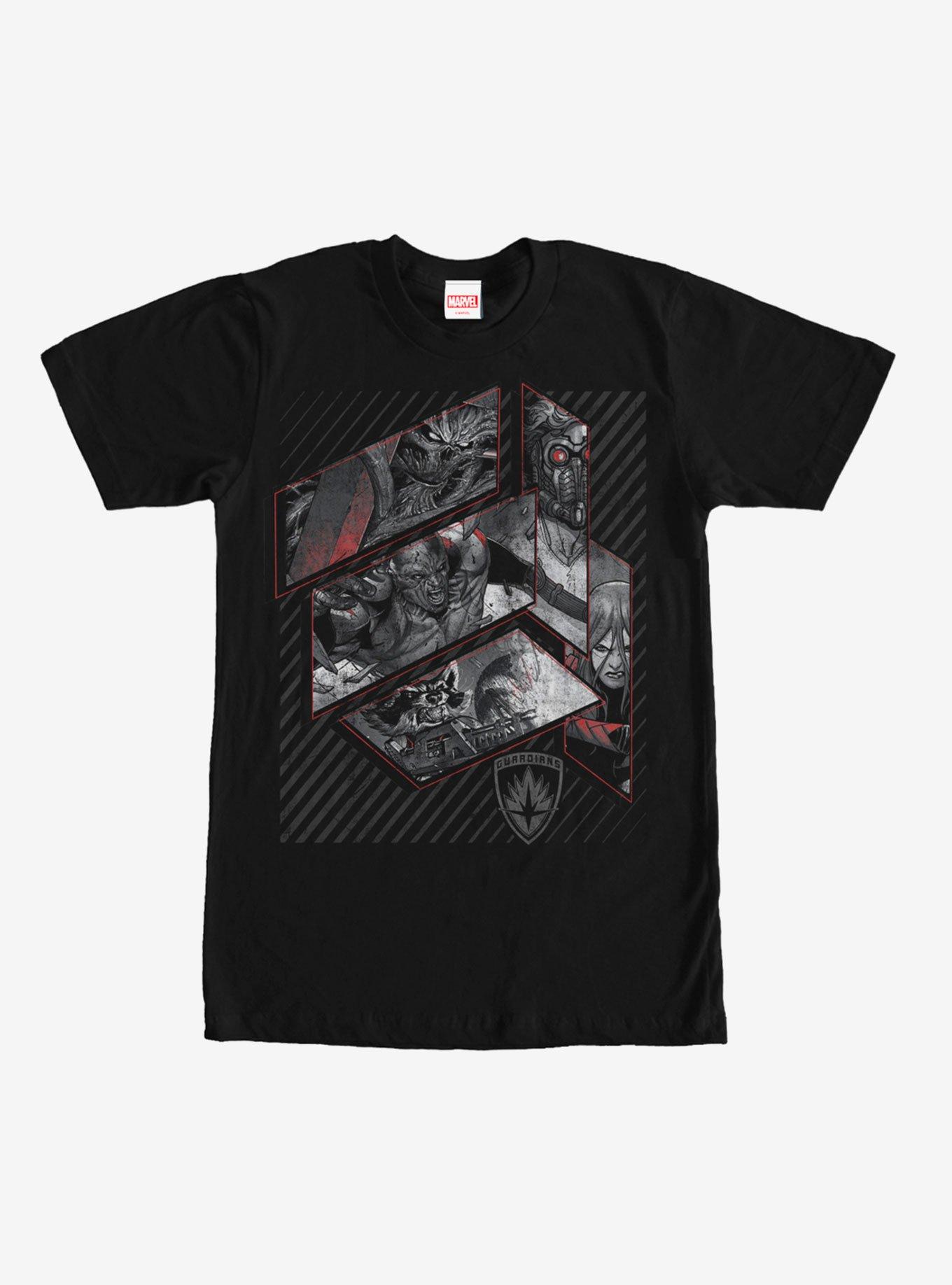 Marvel Guardians of the Galaxy Grayscale T-Shirt, , hi-res