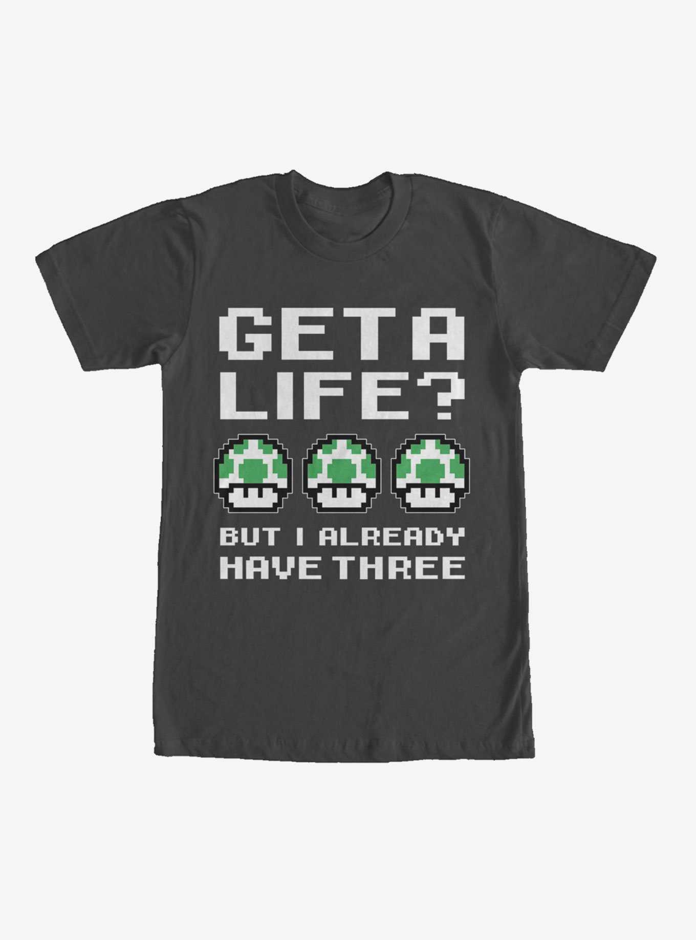 Nintendo Super Mario Three Lives T-Shirt, , hi-res