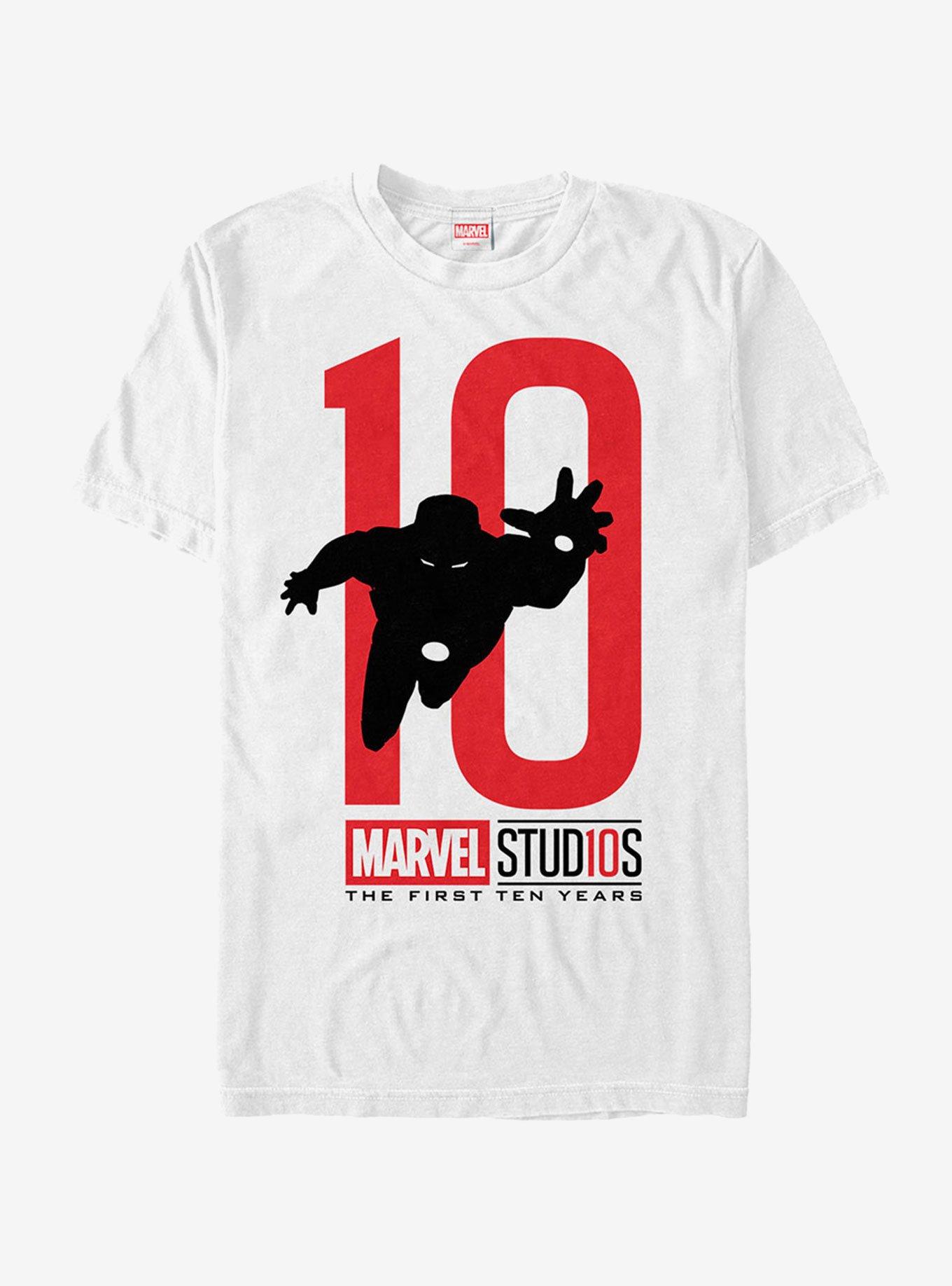 Marvel 10 Anniversary Iron Man T-Shirt, , hi-res