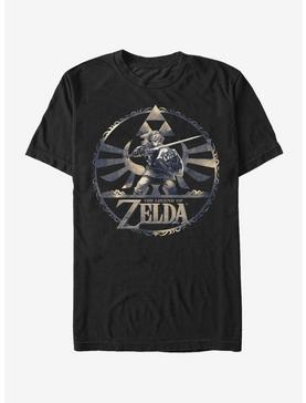 Plus Size Nintendo Legend of Zelda Link Circle Pattern T-Shirt, , hi-res