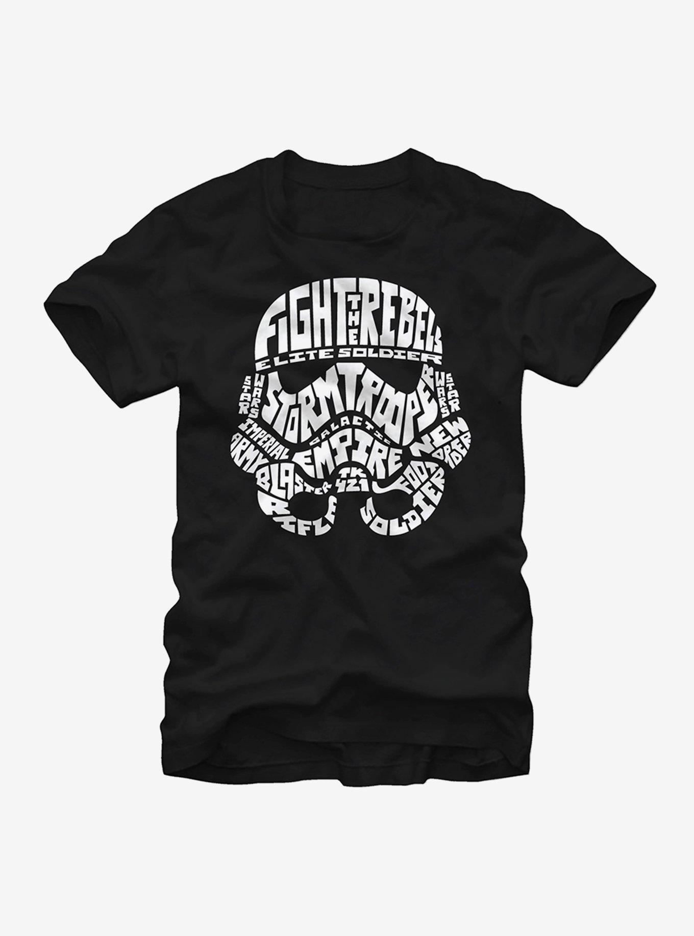 Star Wars Stormtrooper Fight the Rebels T-Shirt