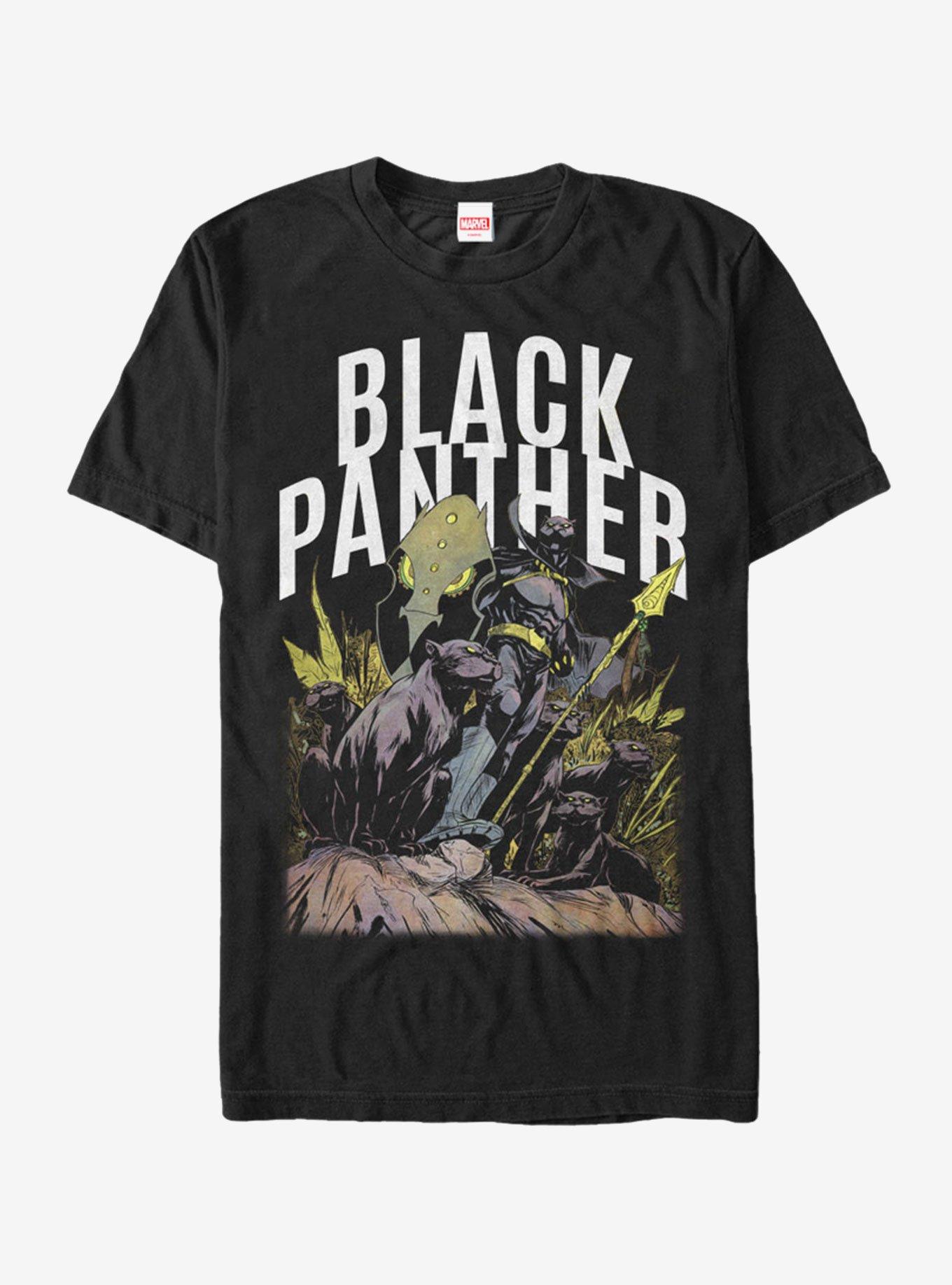 Marvel Black Panther Army T-Shirt, BLACK, hi-res