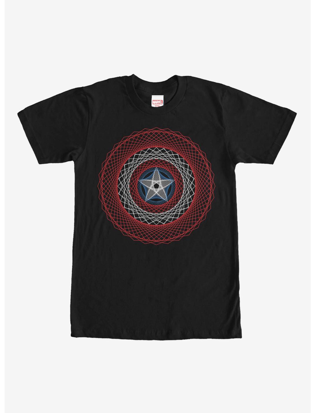 Marvel Captain America 3D Shield T-Shirt, BLACK, hi-res