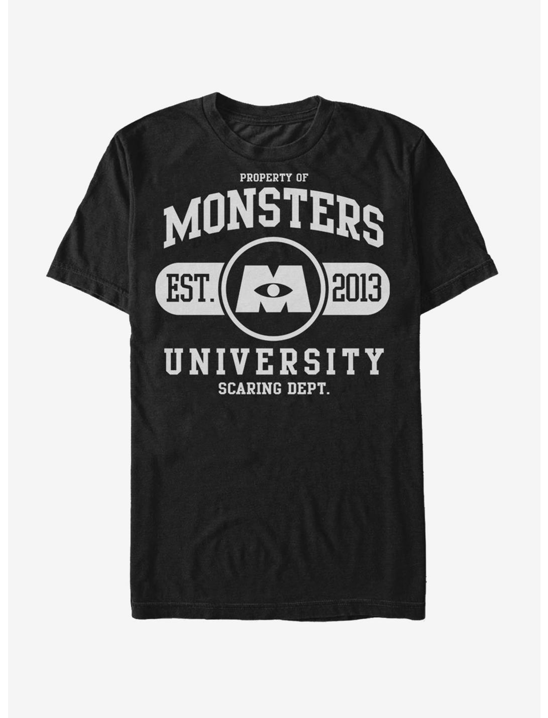 Disney Pixar Monsters University Property Of Scaring Department T-Shirt, BLACK, hi-res
