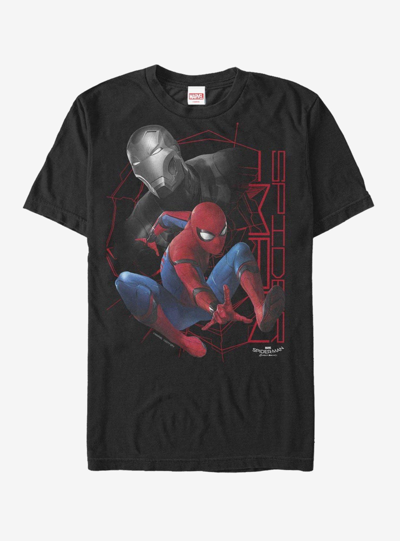 Marvel Spider-Man Homecoming Iron Man Grayscale T-Shirt, , hi-res