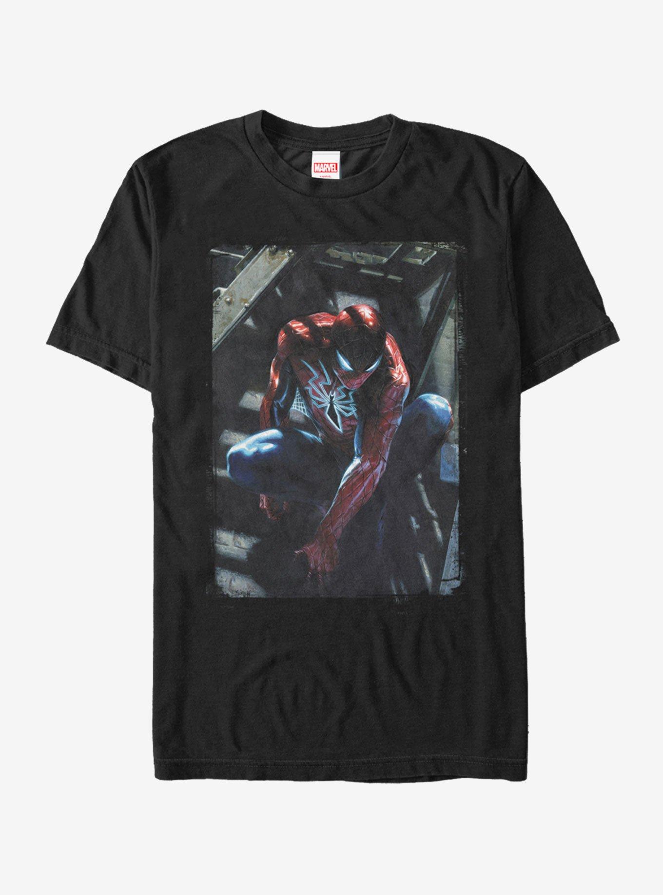 Marvel Spider-Man in the City T-Shirt, BLACK, hi-res