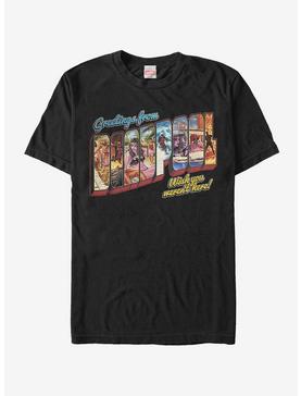 Marvel Deadpool Greetings From Vacation T-Shirt, , hi-res