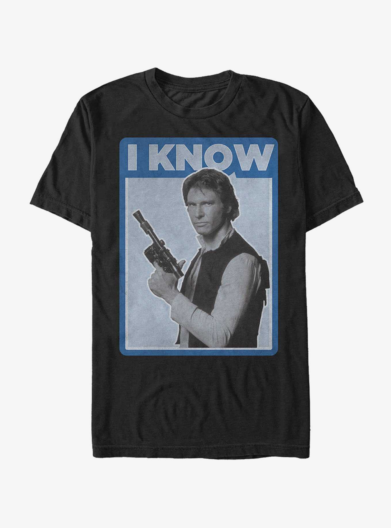Star Wars Han Solo Quote I Know T-Shirt, , hi-res
