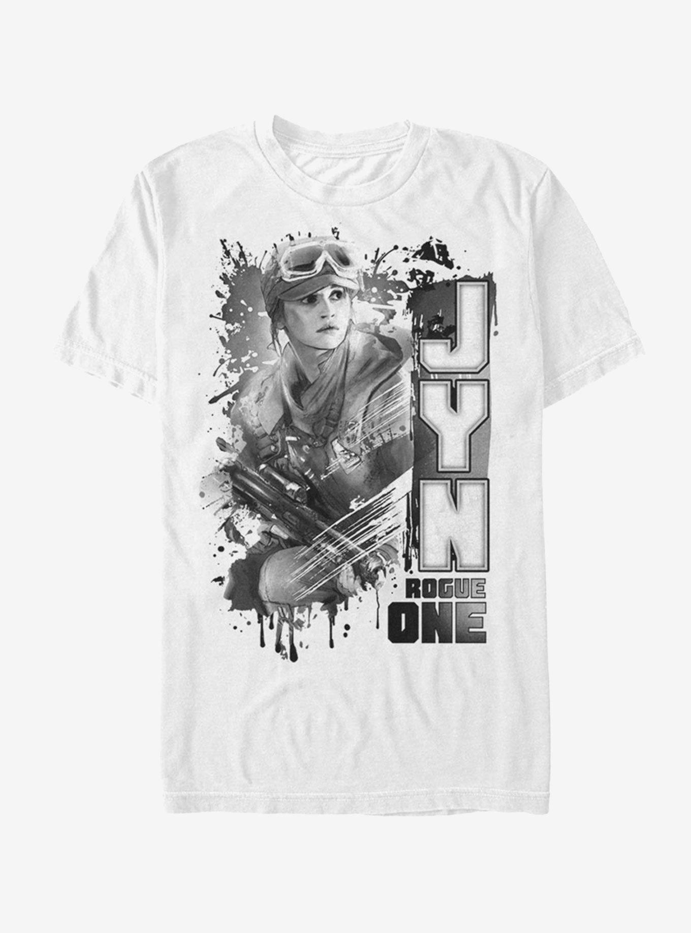 Star Wars Jyn Paint Splatter Print T-Shirt, , hi-res