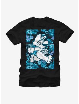 Plus Size Nintendo Mario Floral Print Run T-Shirt, , hi-res