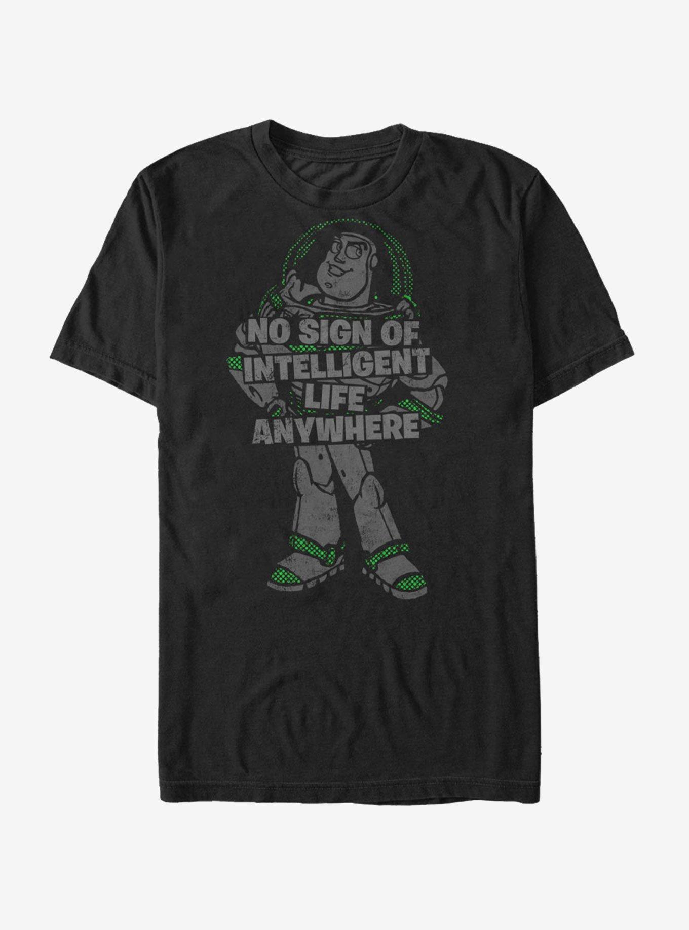 Disney Pixar Toy Story Buzz Lightyear No Sign Of Intelligent Life T-Shirt, , hi-res