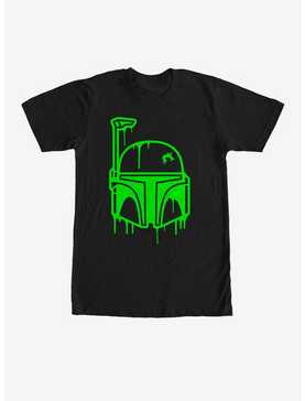 Star Wars Halloween Dripping Boba Fett Helmet T-Shirt, , hi-res